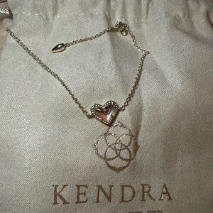 Kendra Scott Gold Ari Heart Pendant Bracelet